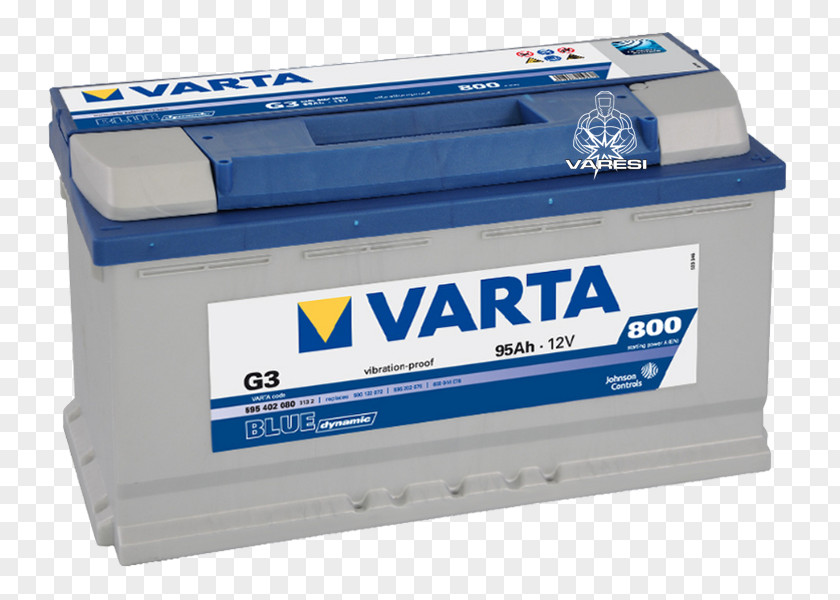 Automotive Battery Rechargeable VARTA Velko Promet Car Ampere Hour PNG