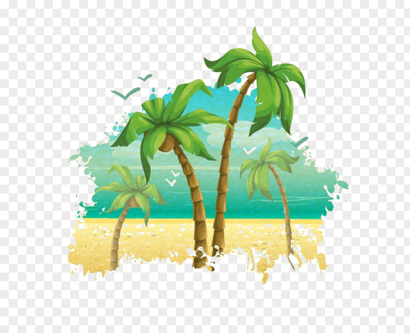 Beach Graphic Design PNG