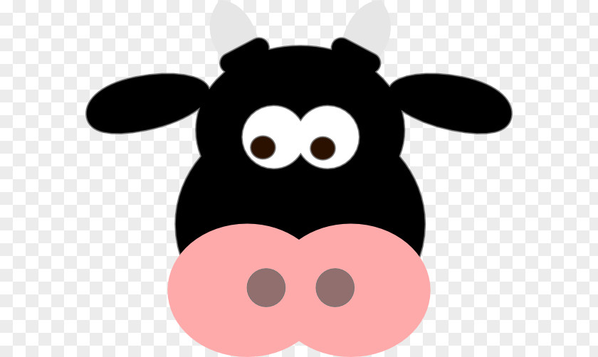 Cow Face Cartoon Beef Cattle Ox Clip Art PNG