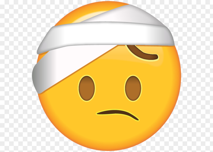 Headache Emoji Bandage Emoticon Head Sticker PNG