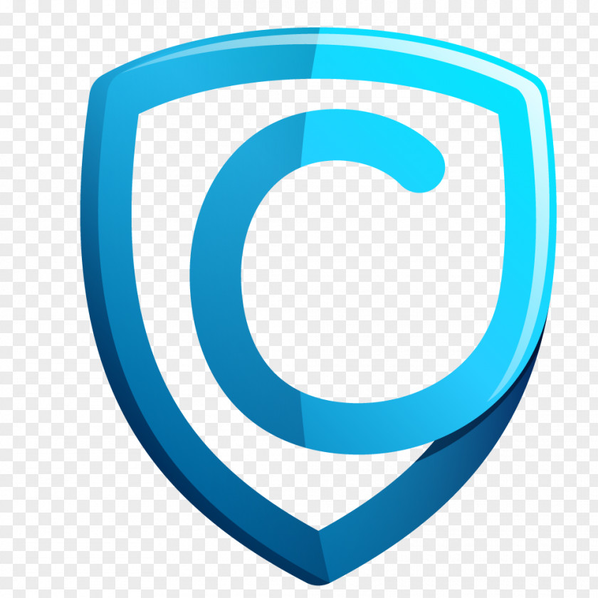 Letter C Logo Image Badge Blue PNG