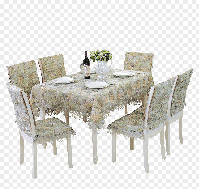 Tablecloth Textile Cabinetry Lace Towel PNG