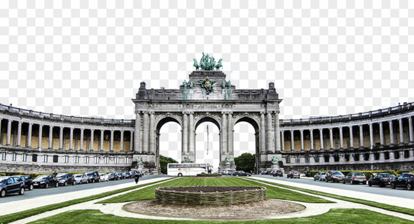 France Arc De Triomphe Cinquantenaire Museum Ixelles Brussels And The European Union Belgian Revolution PNG