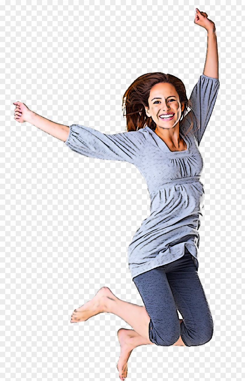 Jumping Standing Shoulder Arm Fun PNG