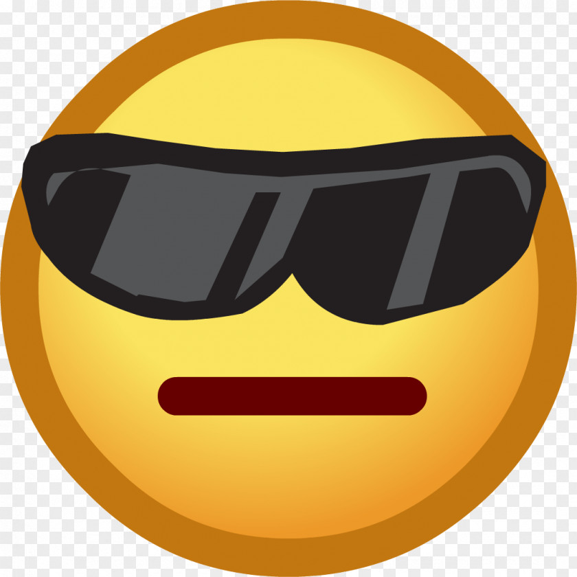 Sunglasses Emoji Club Penguin Emoticon Smiley PNG