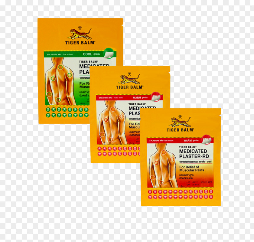 Tiger Balm Liniment Adhesive Bandage Relief From Pain Back PNG