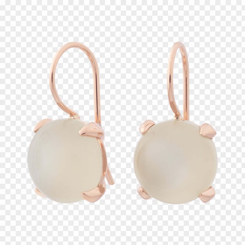 CATCH Earring Beige PNG