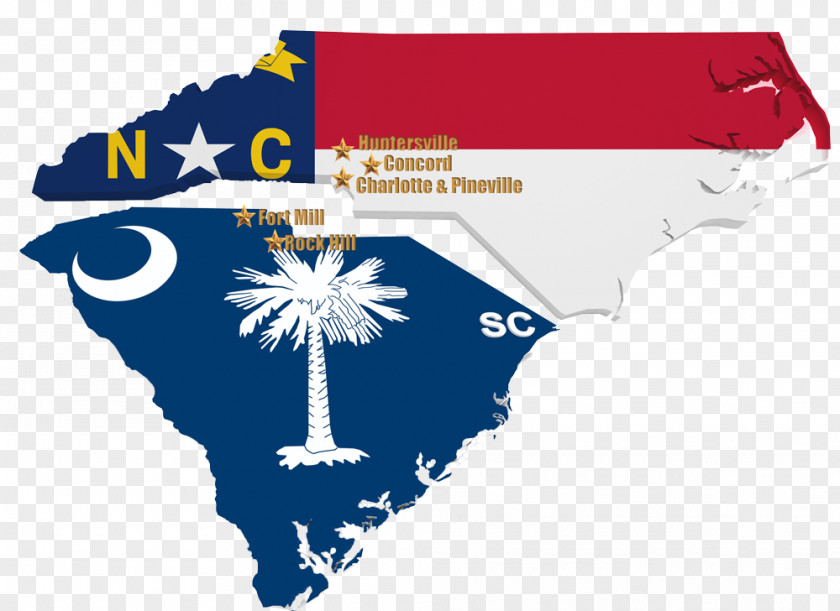 Flag Of North Carolina South PNG
