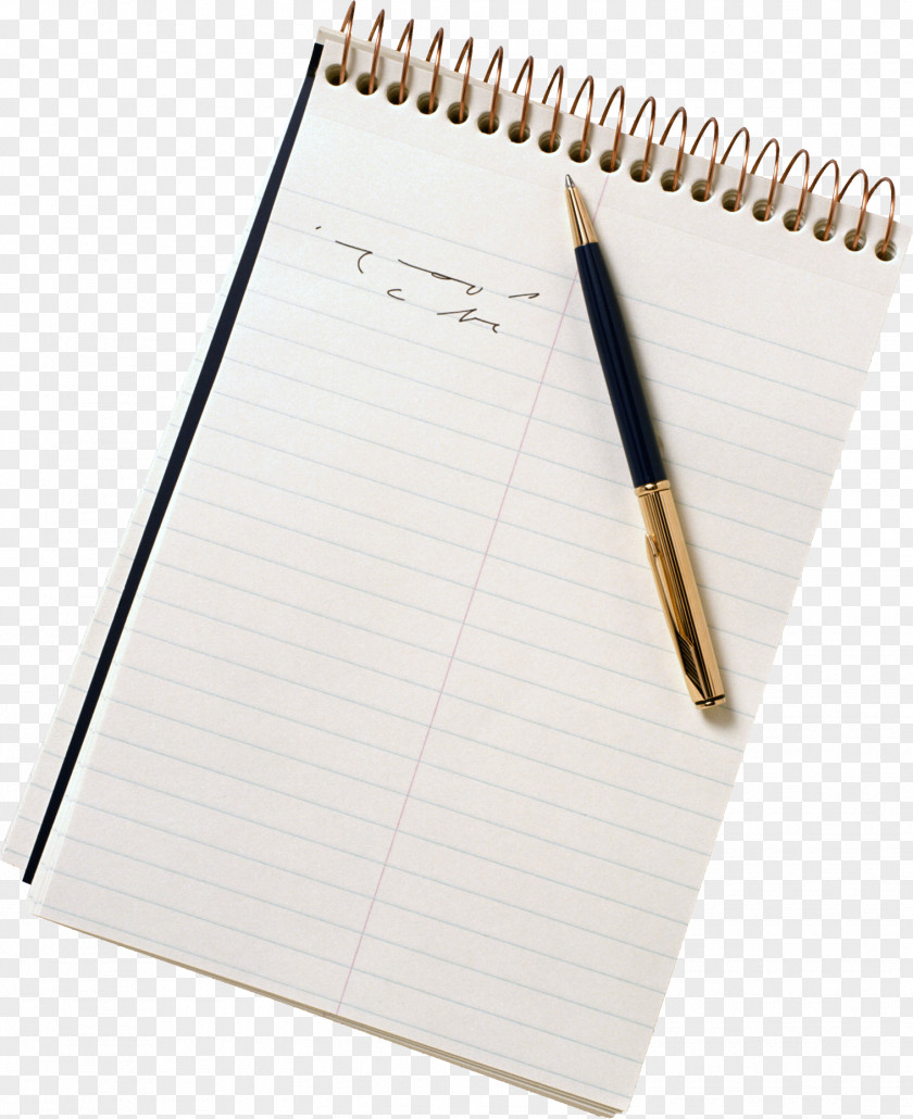 Hand Writing Paper Notebook Clip Art PNG