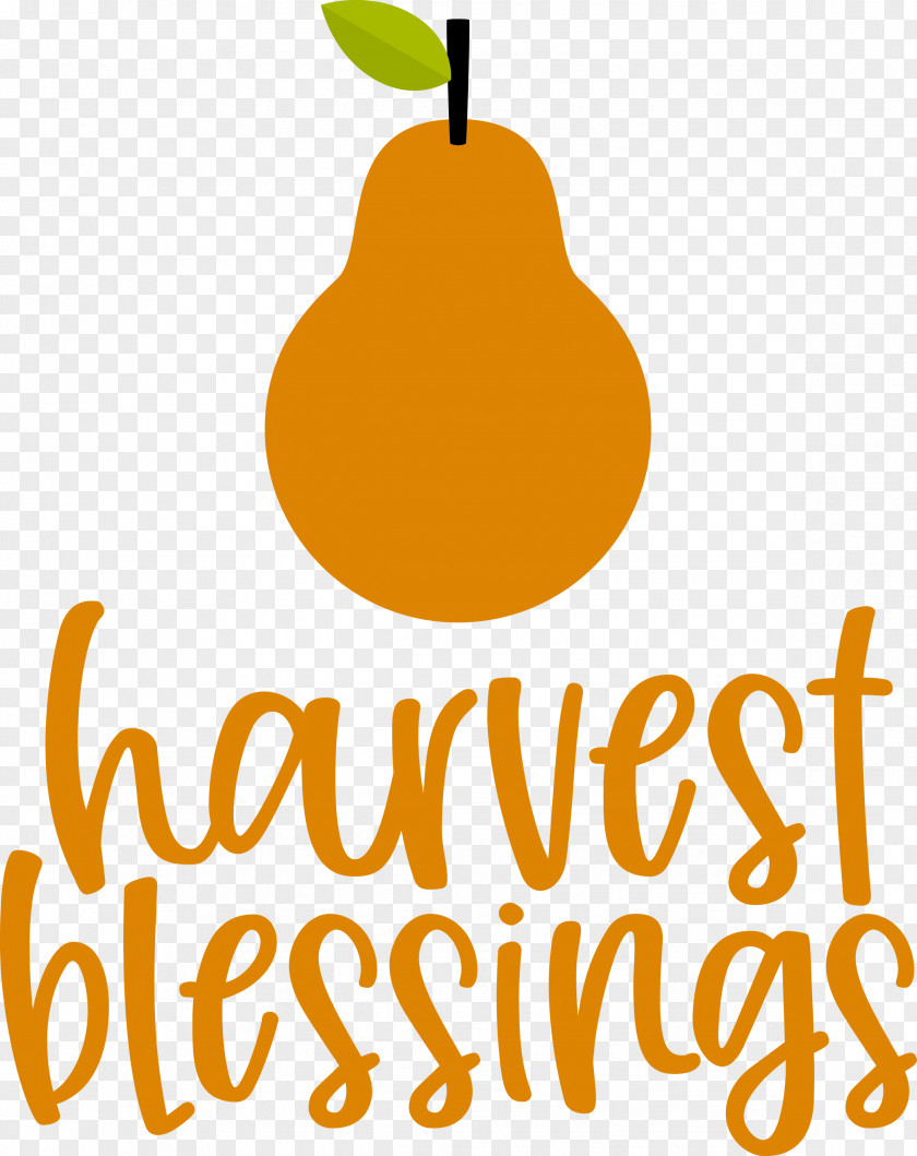 HARVEST BLESSINGS Thanksgiving Autumn PNG