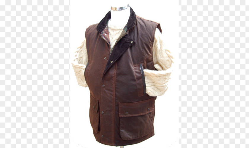 Jacket Leather Bodywarmer Gilets PNG