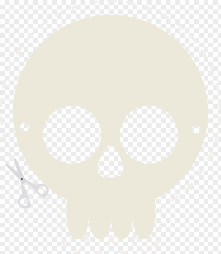Nose Jaw Skull Font PNG