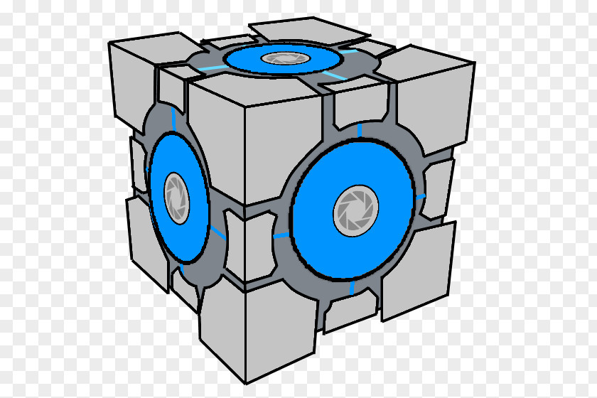 Portal 2 Aperture Laboratories Cube Giant Bomb PNG