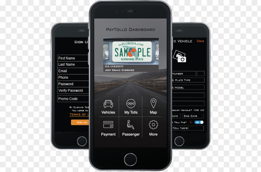 Smartphone Feature Phone Toll Road Florida Mobile Phones PNG