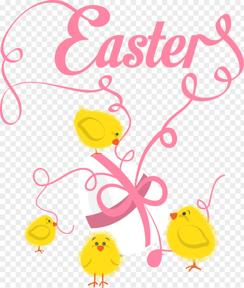 Vector Cute Yellow Chick Chicken Graphic Design Easter Kifaranga Illustration PNG