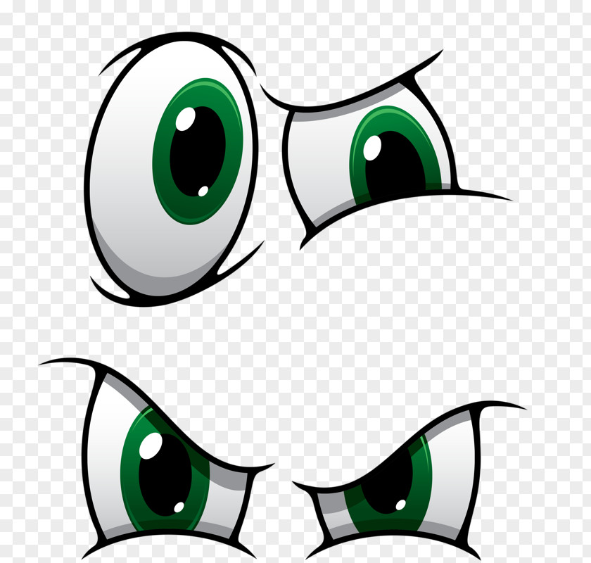 Bigeye Expression Eye Royalty-free Cartoon Illustration PNG