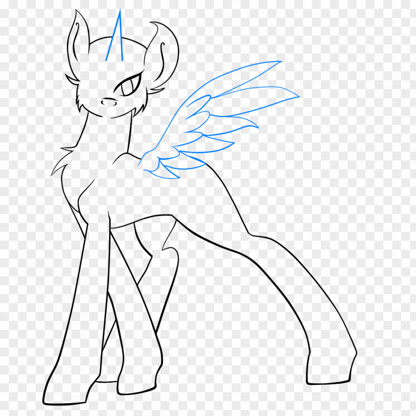 Cartoon Pony Line Art /m/02csf DeviantArt PNG