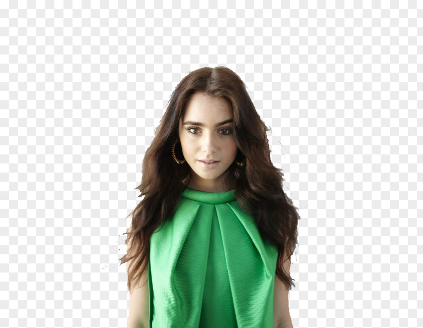 Collins Lily Model Long Hair The Mortal Instruments Fashion PNG