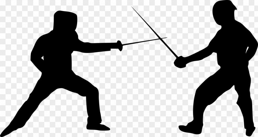 Fencing Weapon Drawing Combat Sports Clip Art PNG