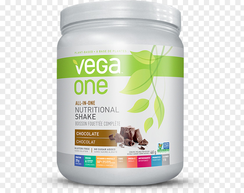 Health Milkshake Protein Veganism Vega One All-In-One Shake Nutrition PNG