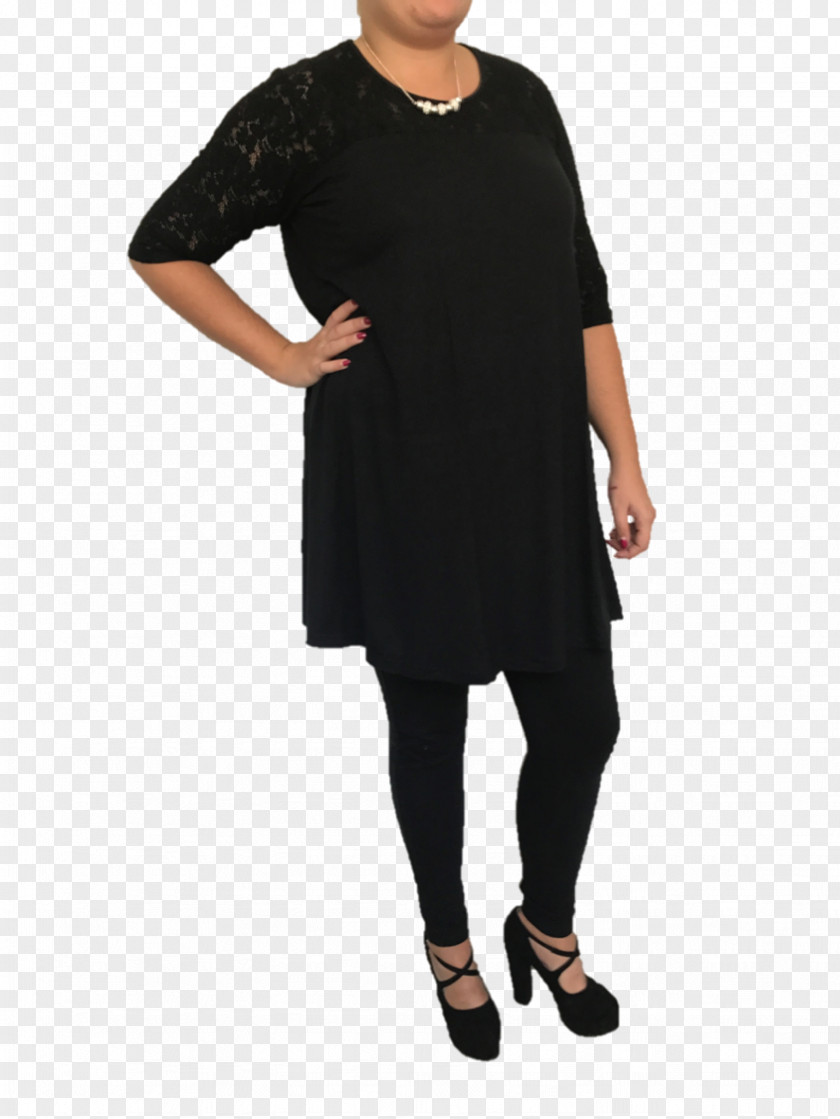 LeÃ£o Clothing Little Black Dress Fashion Lace Sleeve PNG