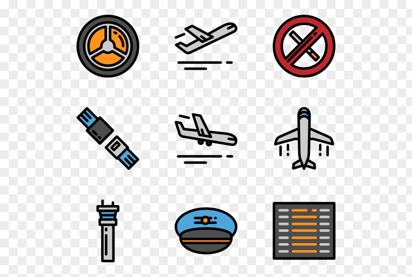Mega Pack Elements Clip Art Airport PNG