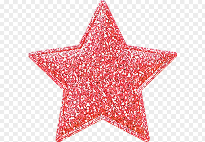 Pink Red Glitter Star Pattern PNG