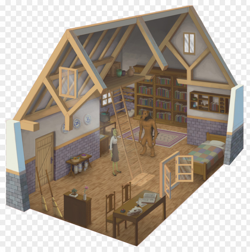 Witch House Witchcraft Art PNG