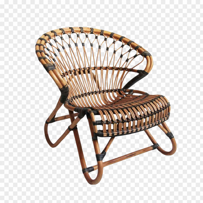 Chair Table Living Room Wicker PNG