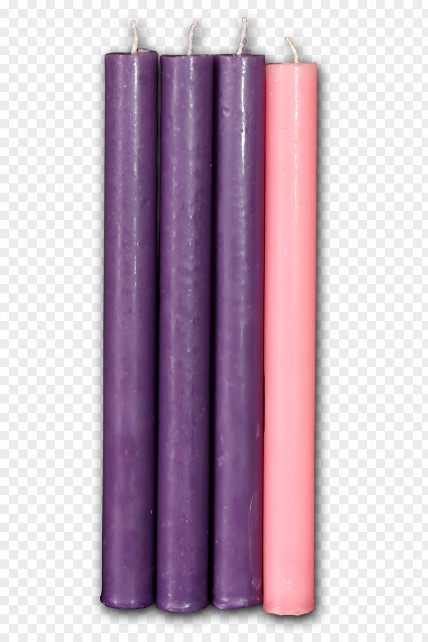 Church Candles Purple Violet Magenta PNG