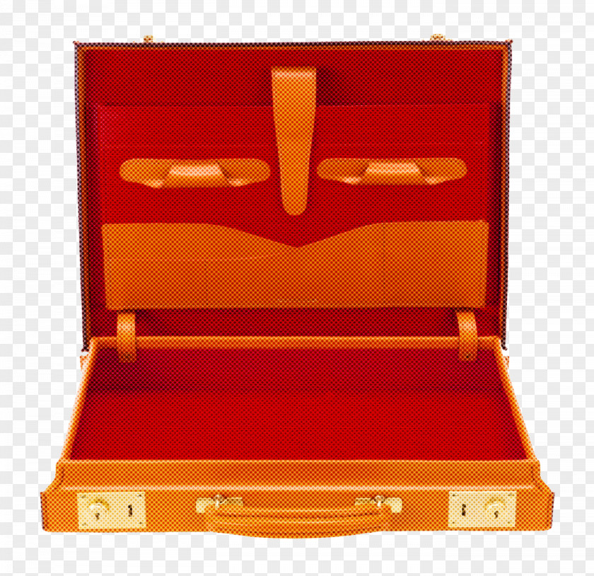 Drawer Furniture Orange PNG