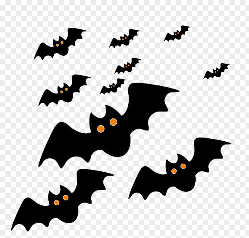 Halloween Bat Jack-o'-lantern Clip Art PNG
