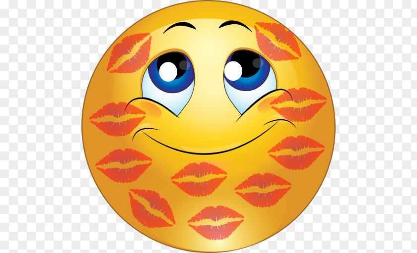 Kiss Smiley Emoticon Face Clip Art PNG
