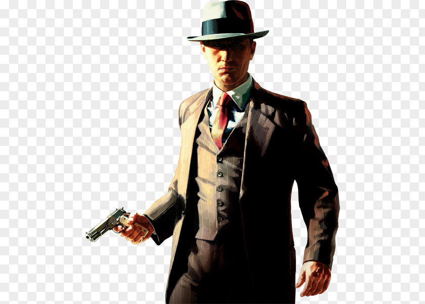 Mafia L.A. Noire Video Game Rockstar Games Cole Phelps PlayStation 3 PNG