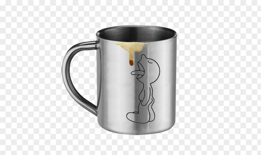 Mug Personalization Tableware T-shirt Stainless Steel PNG