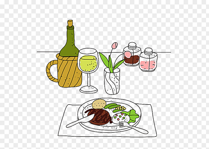 Salad Illustration Breakfast Fruit PNG