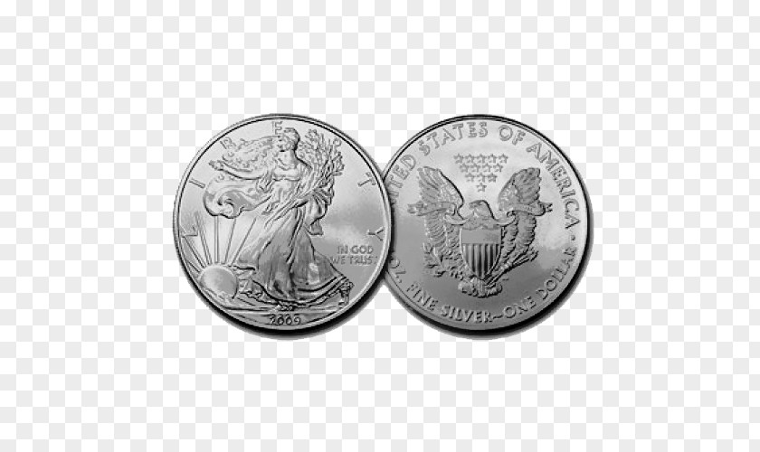 Silver The Bullion Bank American Eagle Proof Coinage PNG
