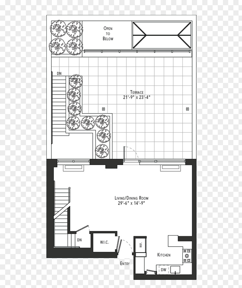 Tranquil Level Paper Floor Plan Technical Drawing Product Design PNG