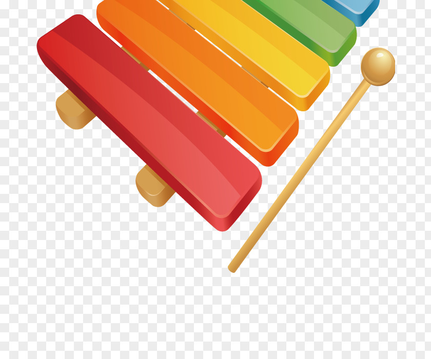 Vector Color Ladder Xylophone Musical Instrument Clip Art PNG