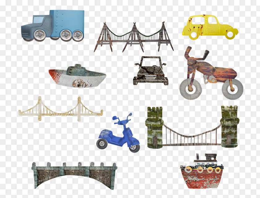 Auto Part Toy Video Games Playset PNG