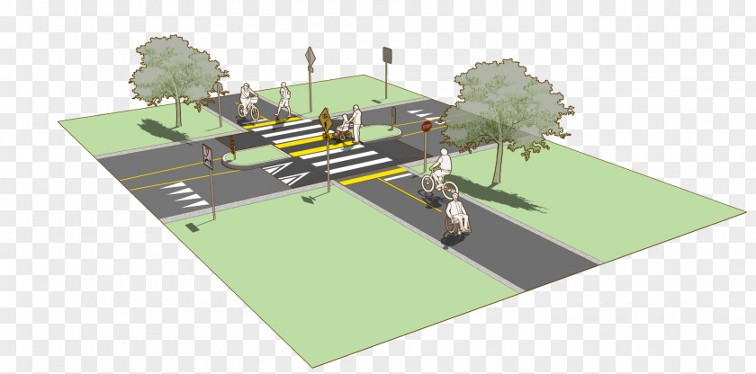 Design Shared Use Path Pedestrian Street Wheelchair PNG