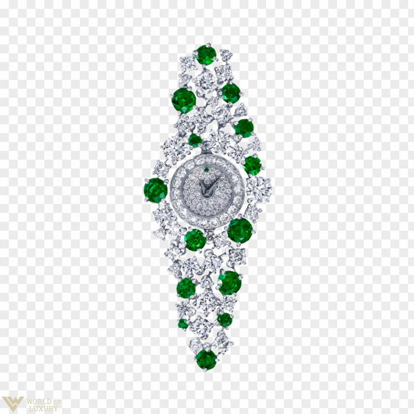 Emerald Graff Diamonds Jewellery Watch Ruby PNG