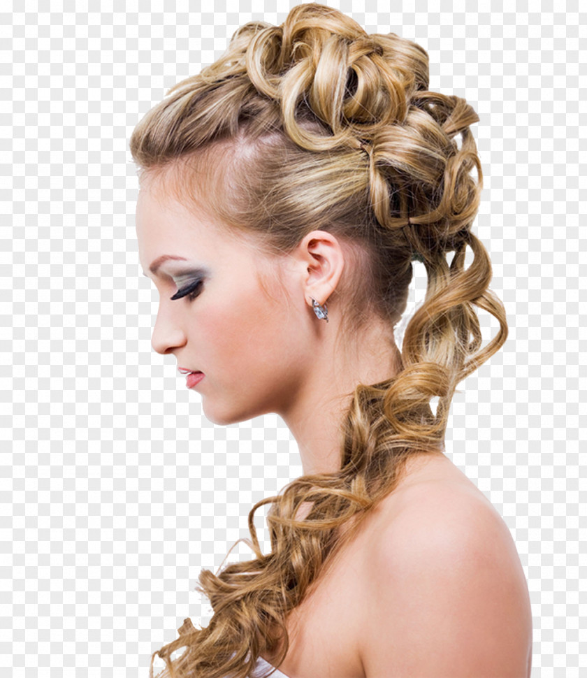 Hairstyle Hair Iron Long Updo PNG