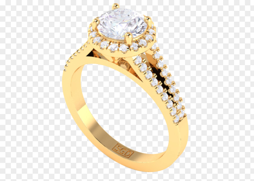 Multiple Diamond Ring Settings Wedding Body Jewellery Platinum PNG