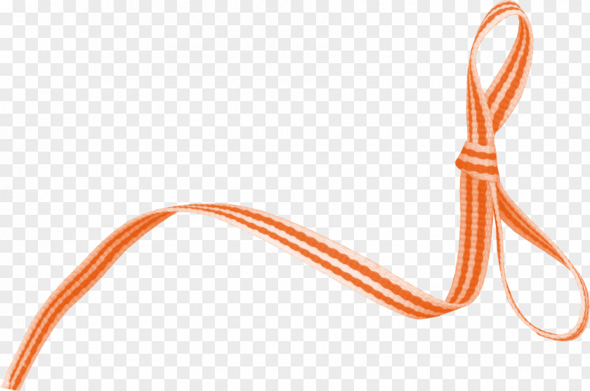 Orange Ribbon Silk Gratis PNG