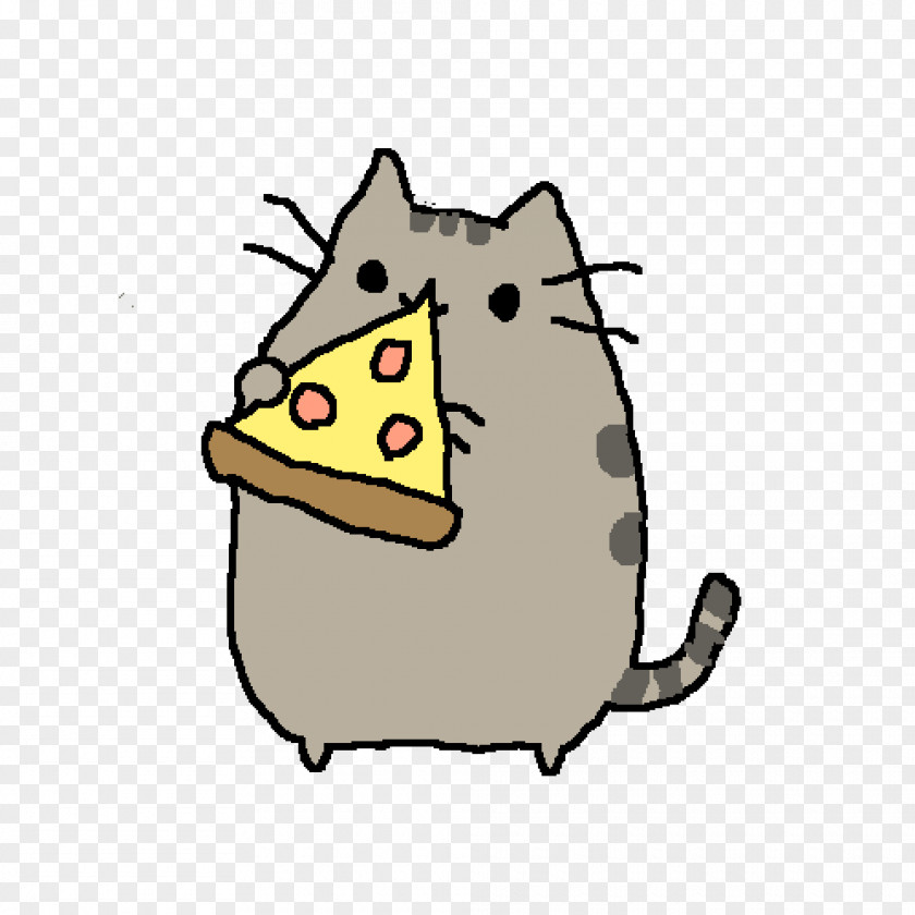 Cat Pusheen Drawing Pizza Steve PNG