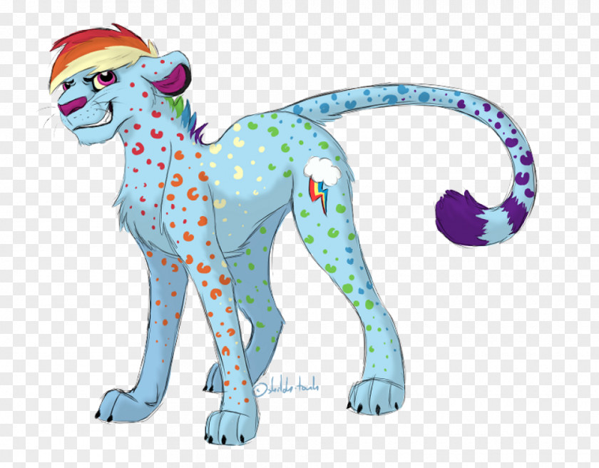 Colorful Cheetah Wallpaper Rainbow Dash Leopard Jaguar Lion PNG