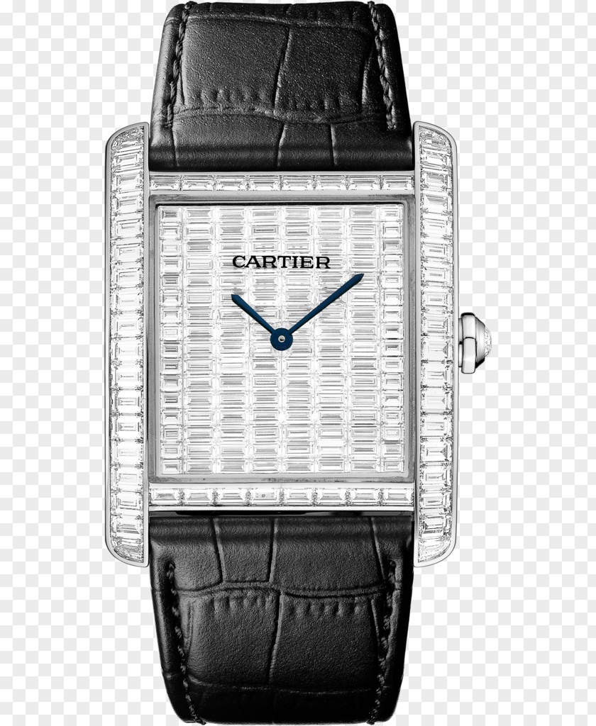 Jewellery Model Cartier Tank Automatic Watch Movement PNG
