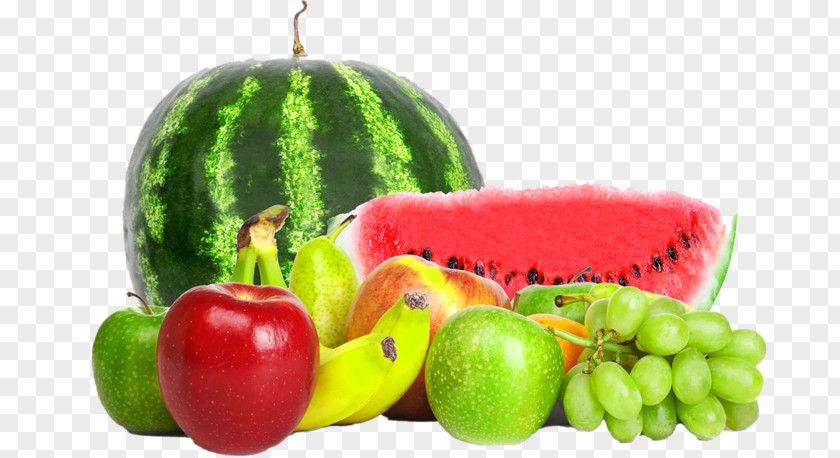 Watermelon Berry Fruit Grape Banana PNG