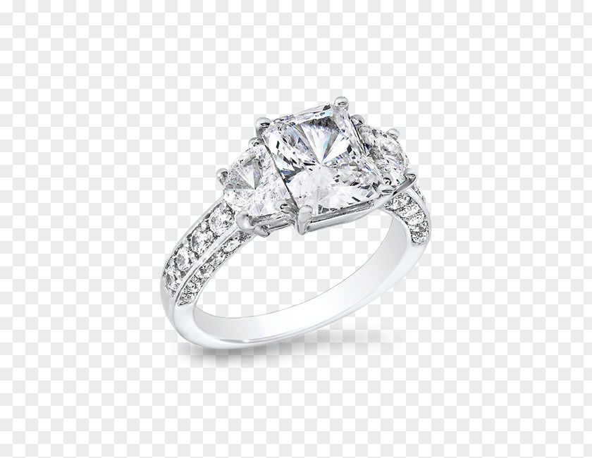Cubic Zirconia Wedding Ring Silver Body Jewellery Diamond PNG